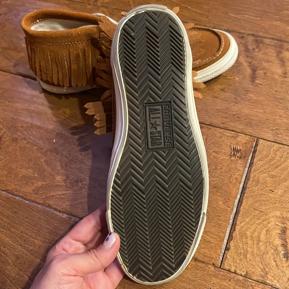 Converse All Star cognac colored boho size 6 moccasin - Picture 17 of 17